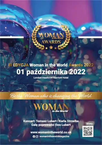 On October 1, 2022, the Great Gala of Woman in the World Awards 2021 will take place