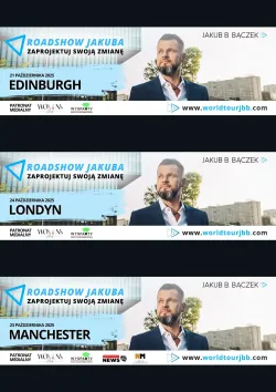 Jakub B. Bączek’s Autumn Tour in the UK: “Dreams Come True” – Edinburgh, Manchester, London