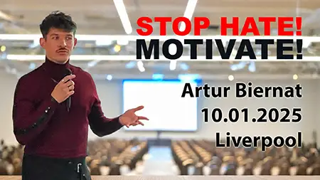 Stop Hate! Motivate! Artur Biernat shares a story that deeply moves