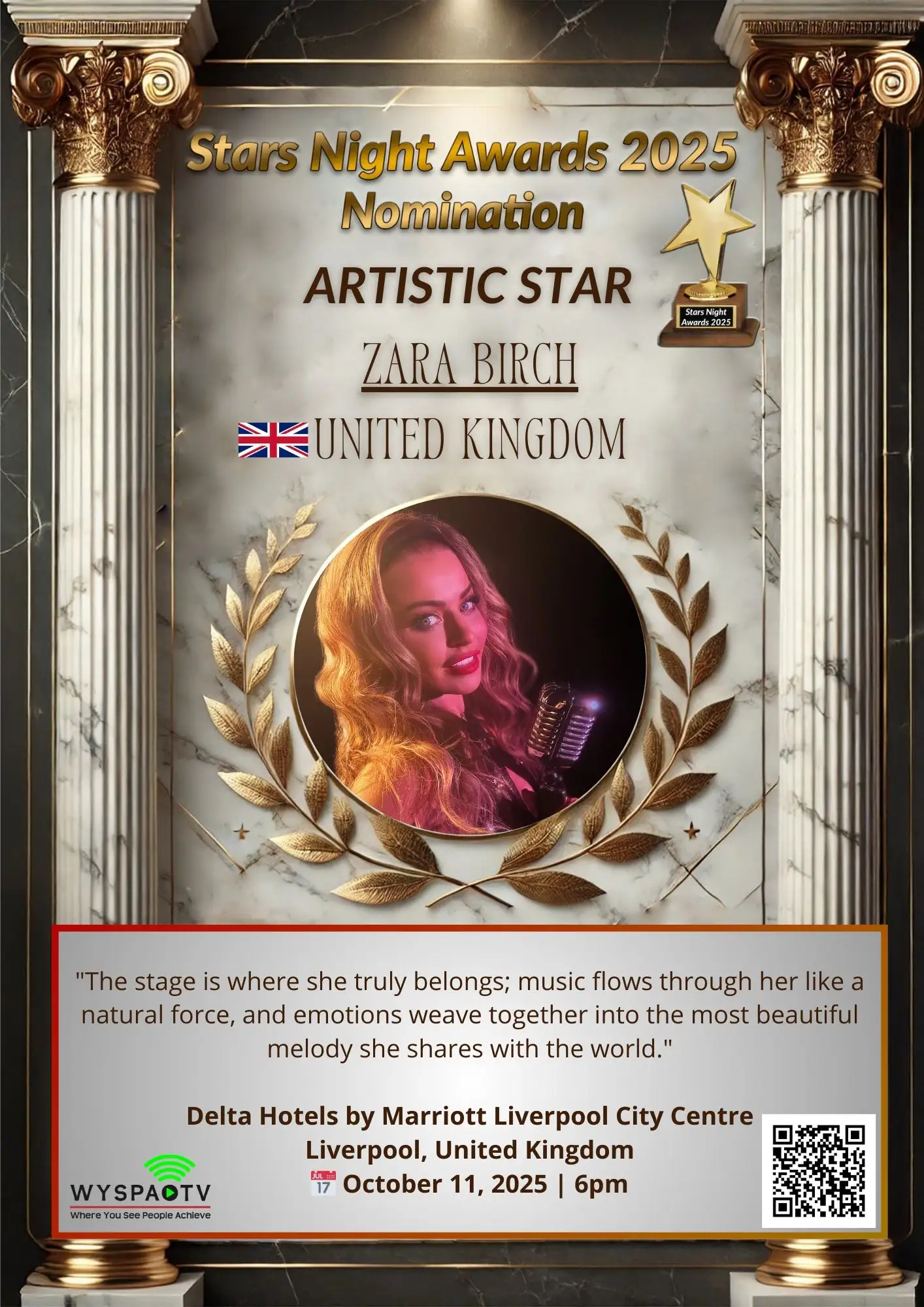 Birch Zara Nomination SNA2025